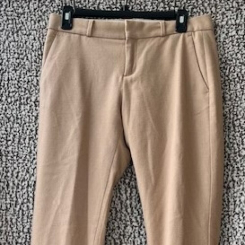 BANANA REPUBLIC Wool Italian Woven Khaki Dress Pants